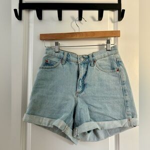 Topshop MOM Jean shorts